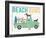 Beach Bums Truck I-Michael Mullan-Framed Art Print