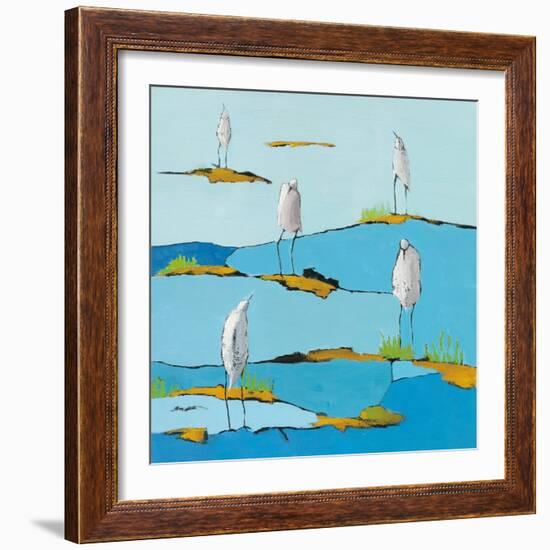 Beach Bums V2-Phyllis Adams-Framed Premium Giclee Print