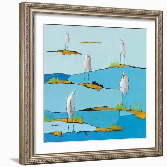 Beach Bums V2-Phyllis Adams-Framed Art Print