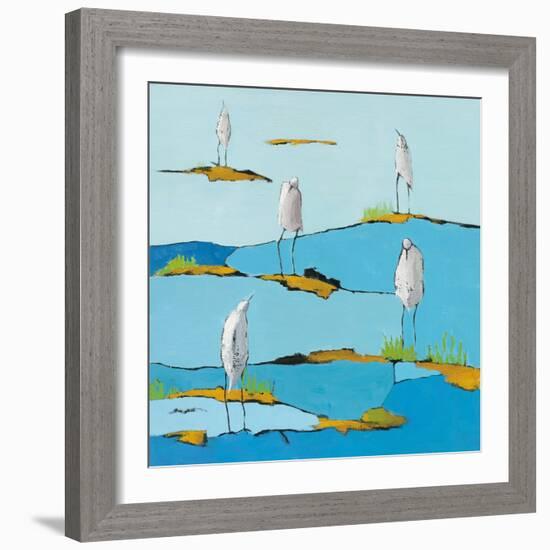 Beach Bums V2-Phyllis Adams-Framed Art Print