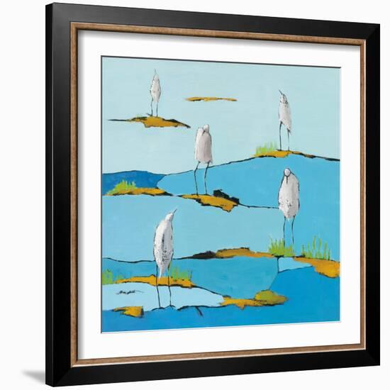 Beach Bums V2-Phyllis Adams-Framed Art Print