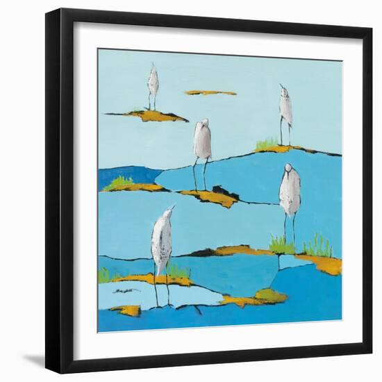 Beach Bums V2-Phyllis Adams-Framed Art Print