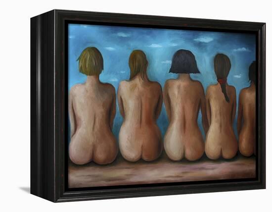 Beach Bums-Leah Saulnier-Framed Premier Image Canvas