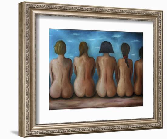 Beach Bums-Leah Saulnier-Framed Giclee Print