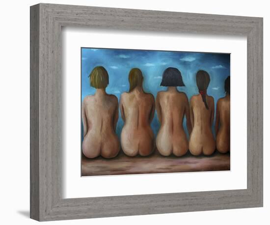 Beach Bums-Leah Saulnier-Framed Giclee Print