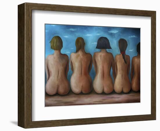 Beach Bums-Leah Saulnier-Framed Giclee Print