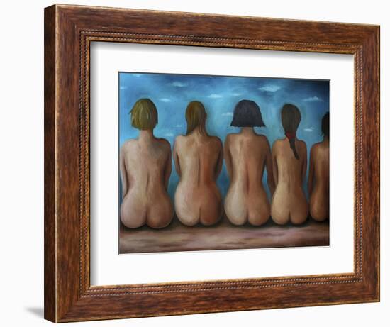 Beach Bums-Leah Saulnier-Framed Giclee Print