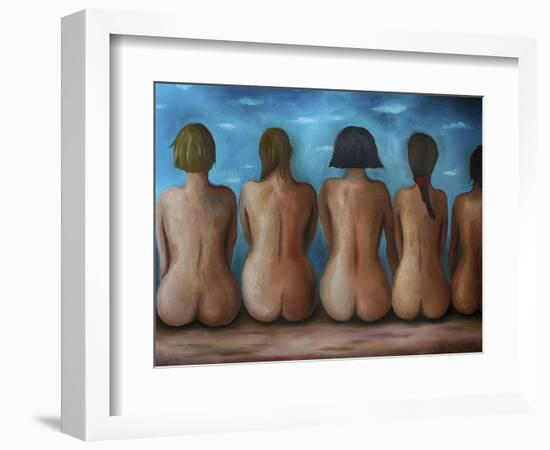 Beach Bums-Leah Saulnier-Framed Giclee Print