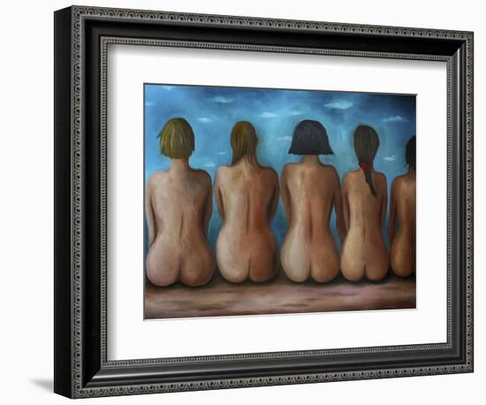 Beach Bums-Leah Saulnier-Framed Giclee Print