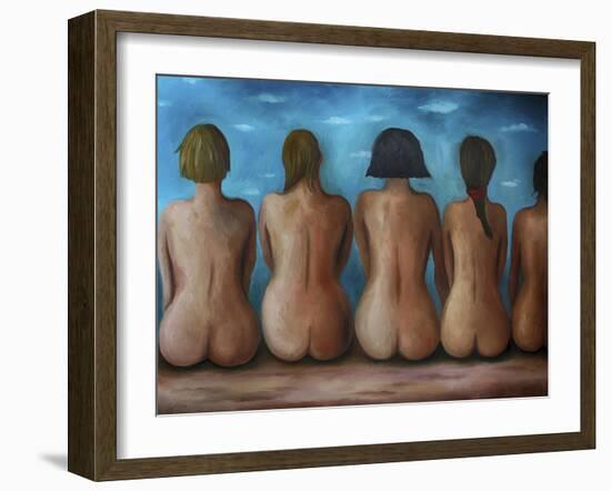 Beach Bums-Leah Saulnier-Framed Giclee Print