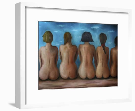 Beach Bums-Leah Saulnier-Framed Giclee Print