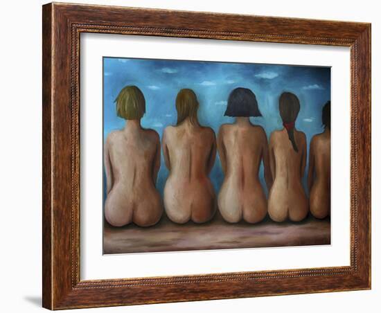 Beach Bums-Leah Saulnier-Framed Giclee Print