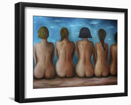 Beach Bums-Leah Saulnier-Framed Giclee Print