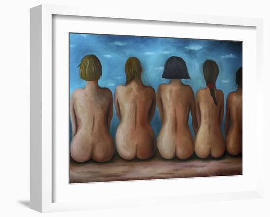 Beach Bums-Leah Saulnier-Framed Giclee Print