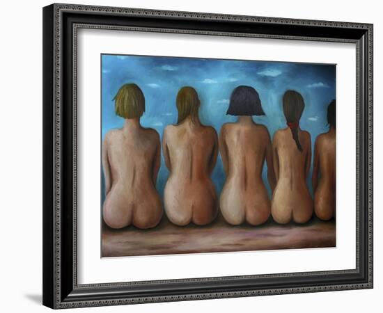 Beach Bums-Leah Saulnier-Framed Giclee Print