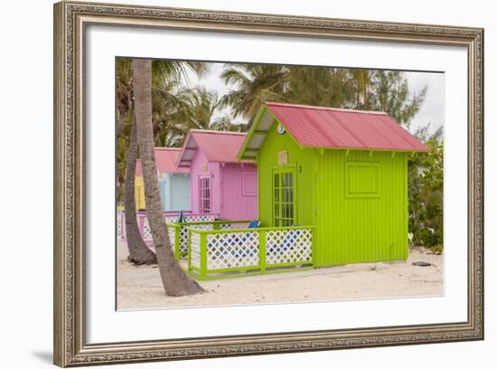 Beach Bungalow, Princess Cays, Eleuthera, Bahamas-Lisa S. Engelbrecht-Framed Photographic Print