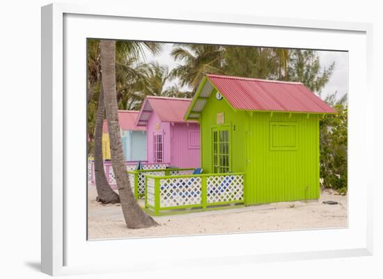 Beach Bungalow, Princess Cays, Eleuthera, Bahamas-Lisa S. Engelbrecht-Framed Photographic Print