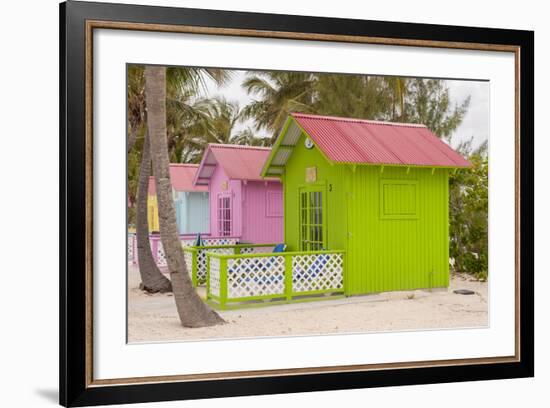 Beach Bungalow, Princess Cays, Eleuthera, Bahamas-Lisa S. Engelbrecht-Framed Photographic Print