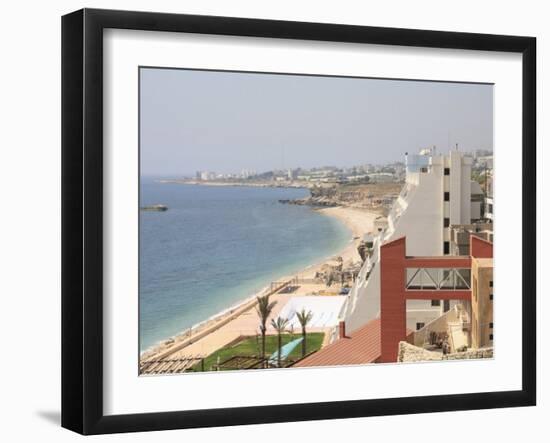 Beach, Byblos, Jbail, Lebanon, Middle East-Wendy Connett-Framed Photographic Print