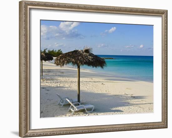 Beach, Cat Island, the Bahamas, West Indies, Central America-Michael DeFreitas-Framed Photographic Print