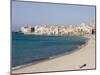 Beach, Cefalu, Sicily, Italy, Mediterranean, Europe-Martin Child-Mounted Photographic Print