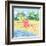 Beach Chair Flamingo-Paul Brent-Framed Art Print