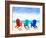 Beach Chair Trio-Julie DeRice-Framed Art Print