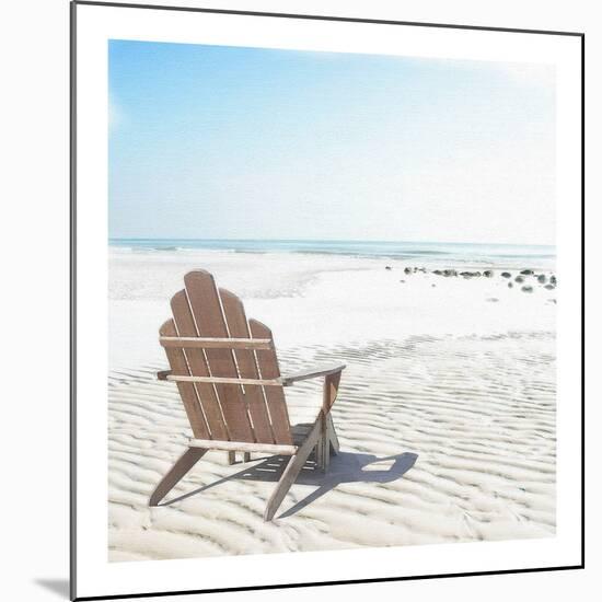 Beach Chair-Noah Bay-Mounted Print