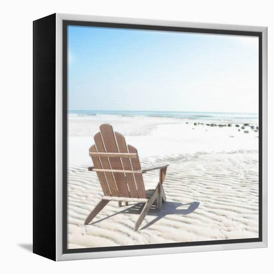 Beach Chair-Noah Bay-Framed Stretched Canvas