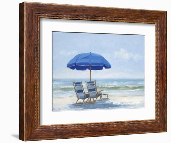 Beach Chairs 1-Jill Schultz McGannon-Framed Art Print