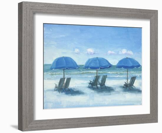 Beach Chairs 3-Jill Schultz McGannon-Framed Art Print