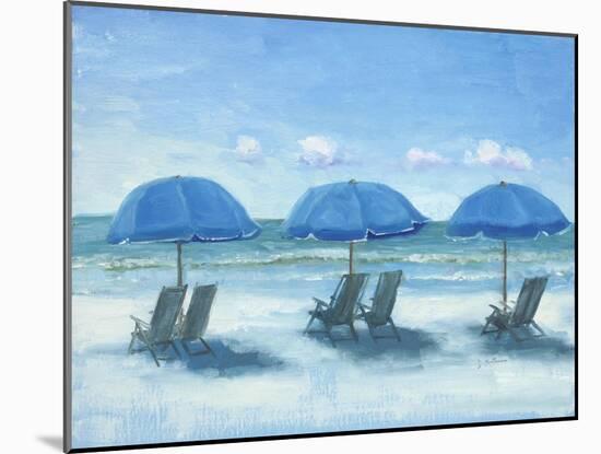 Beach Chairs 3-Jill Schultz McGannon-Mounted Art Print