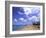 Beach Chairs and Palms, Pinneys Beach, Nevis, Caribbean-Bill Bachmann-Framed Photographic Print