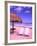 Beach Chairs, Cozumel, Mexico-Bill Bachmann-Framed Photographic Print