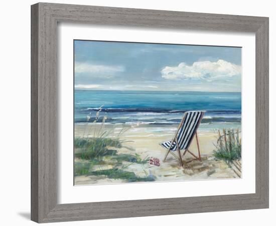 Beach Chairs II-Sally Swatland-Framed Art Print