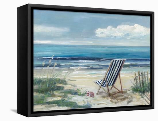 Beach Chairs II-Sally Swatland-Framed Stretched Canvas