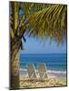 Beach Chairs on Grand Anse Beach, Grenada, Windward Islands, Caribbean-Michael DeFreitas-Mounted Photographic Print