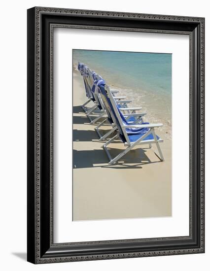 Beach Chairs-benshots-Framed Photographic Print