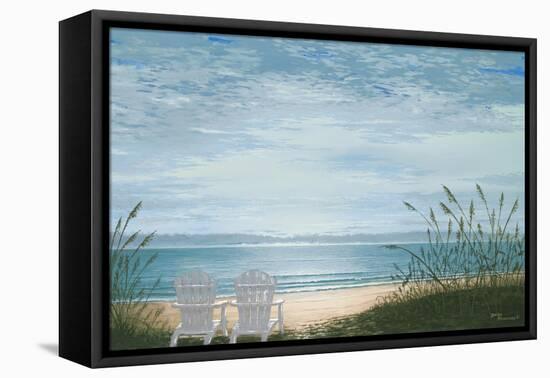 Beach Chairs-Bruce Nawrocke-Framed Premier Image Canvas