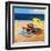 Beach Chick-Lucia Heffernan-Framed Art Print