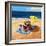 Beach Chick-Lucia Heffernan-Framed Art Print