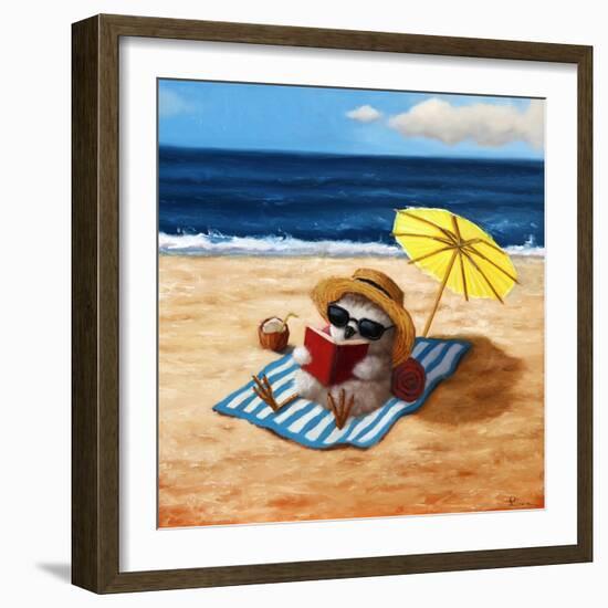 Beach Chick-Lucia Heffernan-Framed Art Print