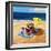 Beach Chick-Lucia Heffernan-Framed Art Print