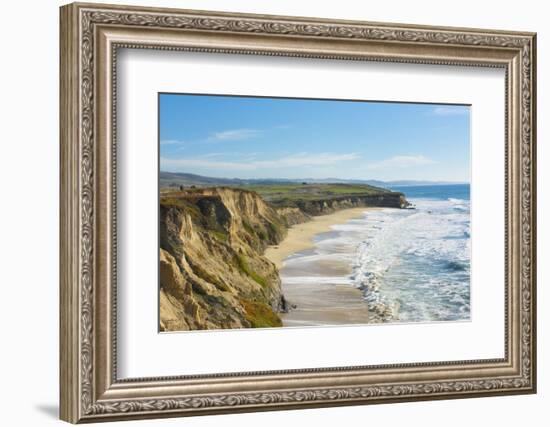 Beach cliffs of Half Moon Bay, California-Bill Bachmann-Framed Photographic Print