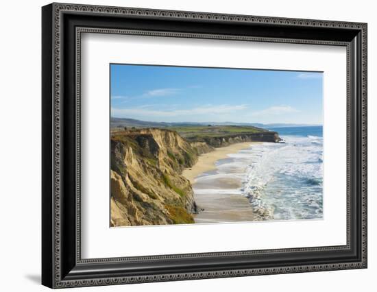 Beach cliffs of Half Moon Bay, California-Bill Bachmann-Framed Photographic Print