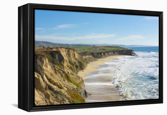 Beach cliffs of Half Moon Bay, California-Bill Bachmann-Framed Premier Image Canvas