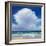 Beach Clouds II-Julia Purinton-Framed Art Print