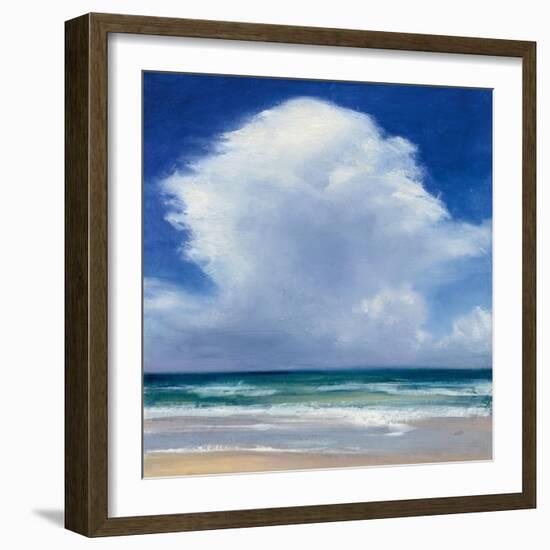 Beach Clouds II-Julia Purinton-Framed Art Print