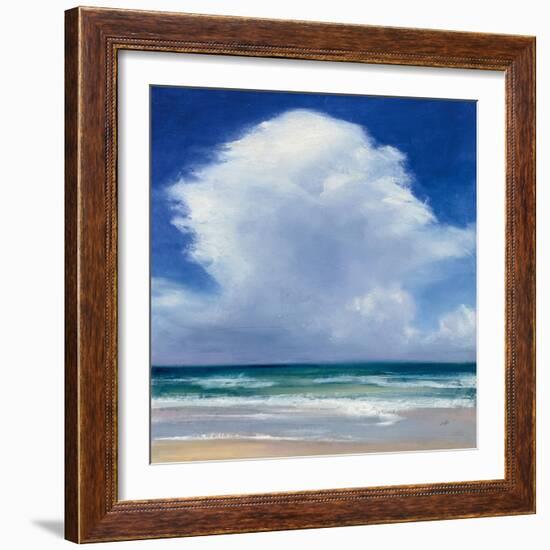 Beach Clouds II-Julia Purinton-Framed Art Print