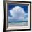 Beach Clouds II-Julia Purinton-Framed Art Print